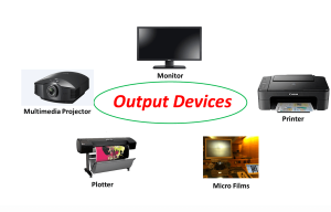 What are Output Hardware Devices?